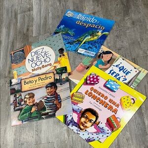 Books libros Spanish español kids ninos giant Colorful Kids Storybook Set